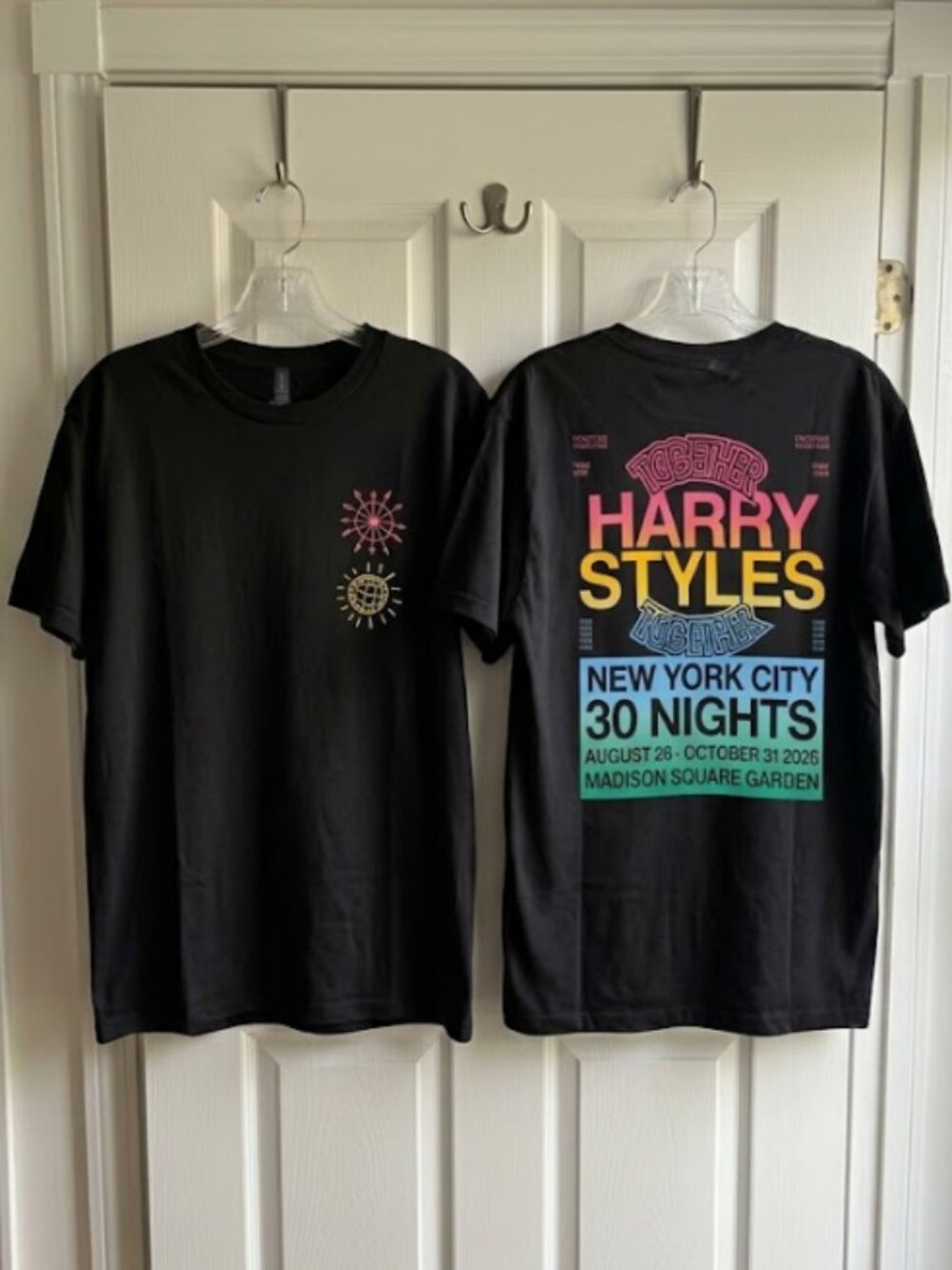 Harry Styles Together Together tour 2026 MSG t-shirt